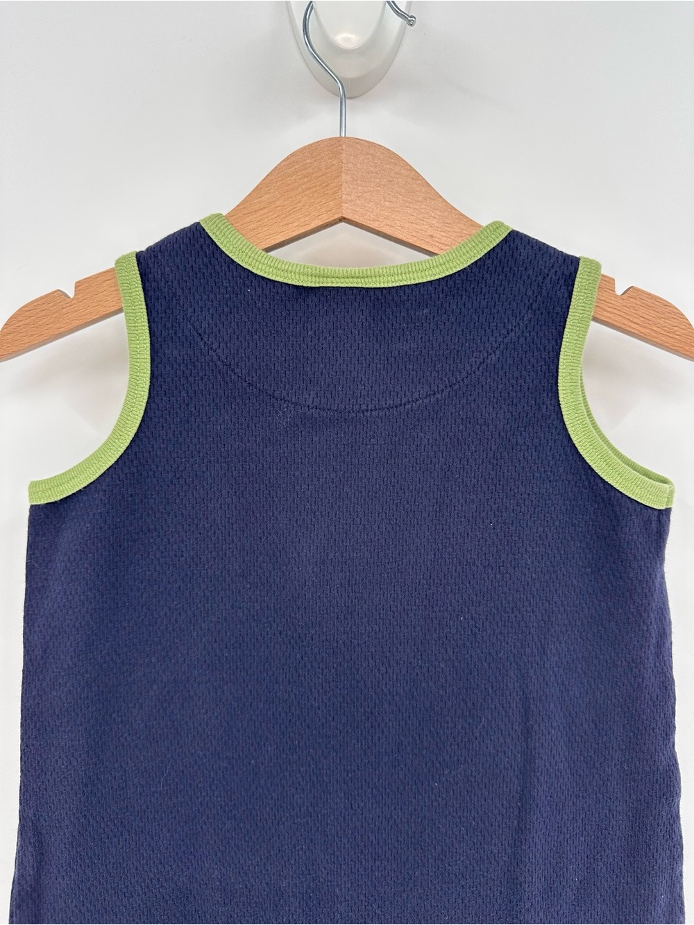 Little Me Navy Blue Pique Dinosaur Appliqué Romper Size 19 Months - Picture 6 of 8